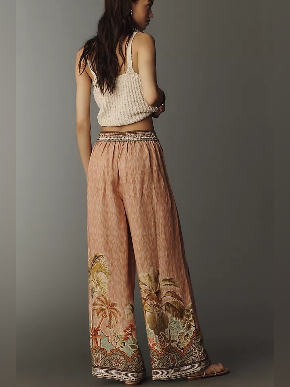 Anthropologie Ranna Gill Printed Pull-On Pants NWT - Picture 3 of 7
